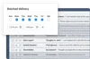 Screenshot of an example Inbox Pause schedule with batched deliveries