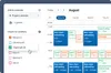Example of a Bookable Schedule showing multiple calendars selected to preview conflicts.