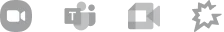 Zoom, Microsoft Teams, Google Meet, Gong icons